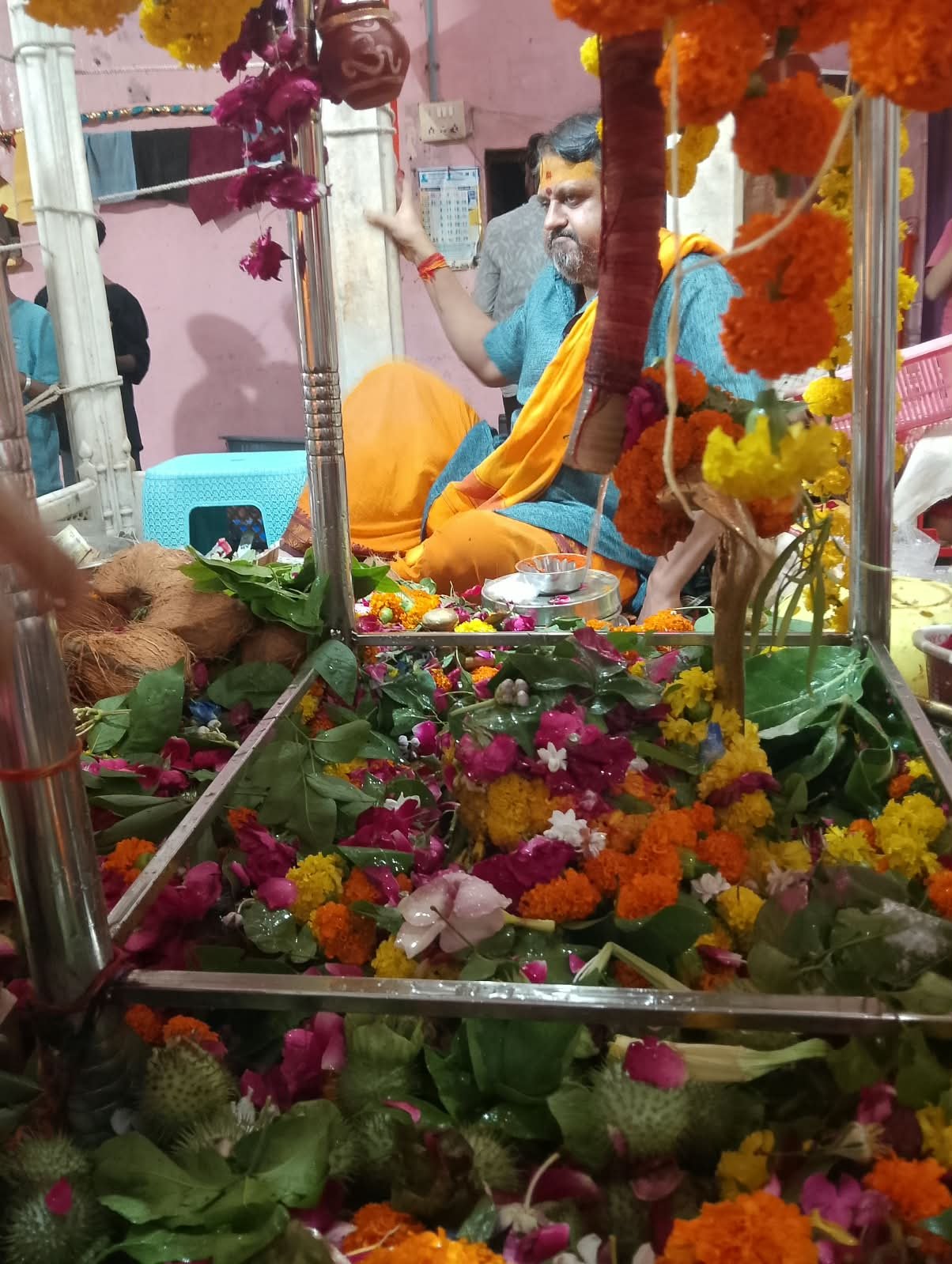 केदारेश्वर महादेव आडवाणिया उमड़ा जन सैलाब केदारेश्वर महादेव मंदिर में हुआ महाजलाभिषेक